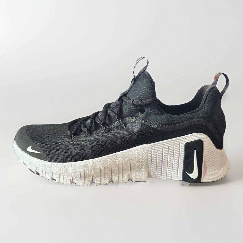 New Women's Size 8.5 Nike Free Metcon 6 Black White Training FJ7126-001